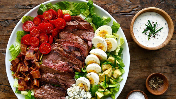 Striploin Cobb Salad with Buttermilk Ranch Dressing