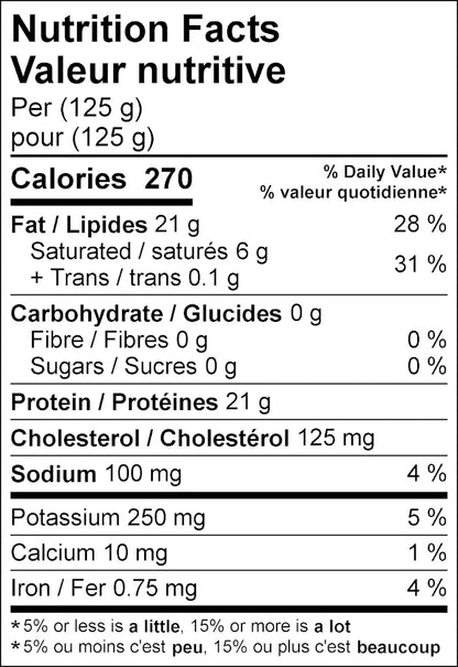 Boneless Chicken Thighs Skin-On (6 lbs / 2.7 kg)