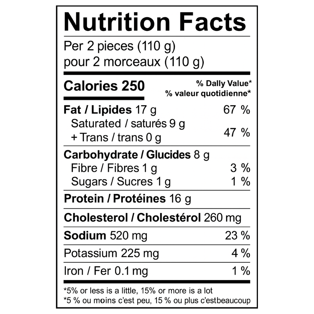 Egg Bites - Bacon & Chesse (10 Bites)